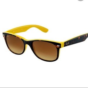 Ray-Ban 2132 Yellow and Tortoise Sunglasses